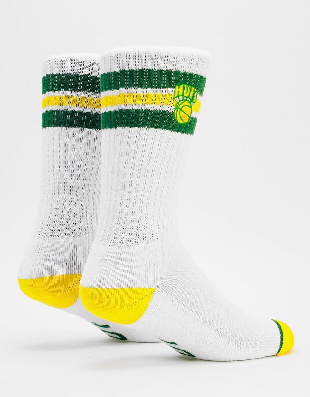 HUF Eastern Stripe Socks - White