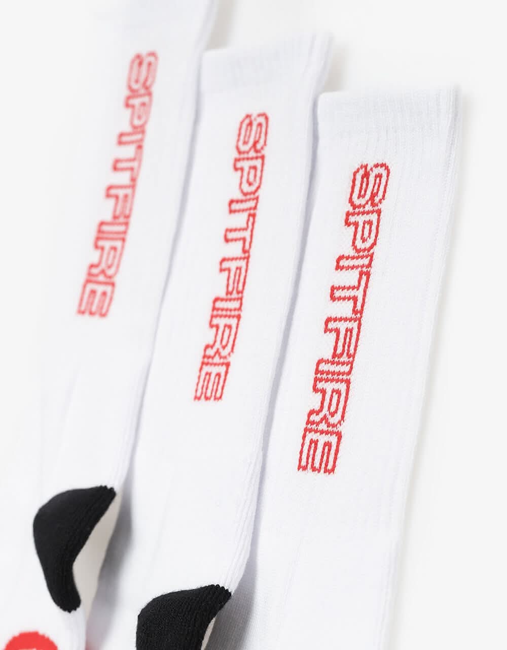 Spitfire Classic 87' 3 Pack Socks - White/Red/Black