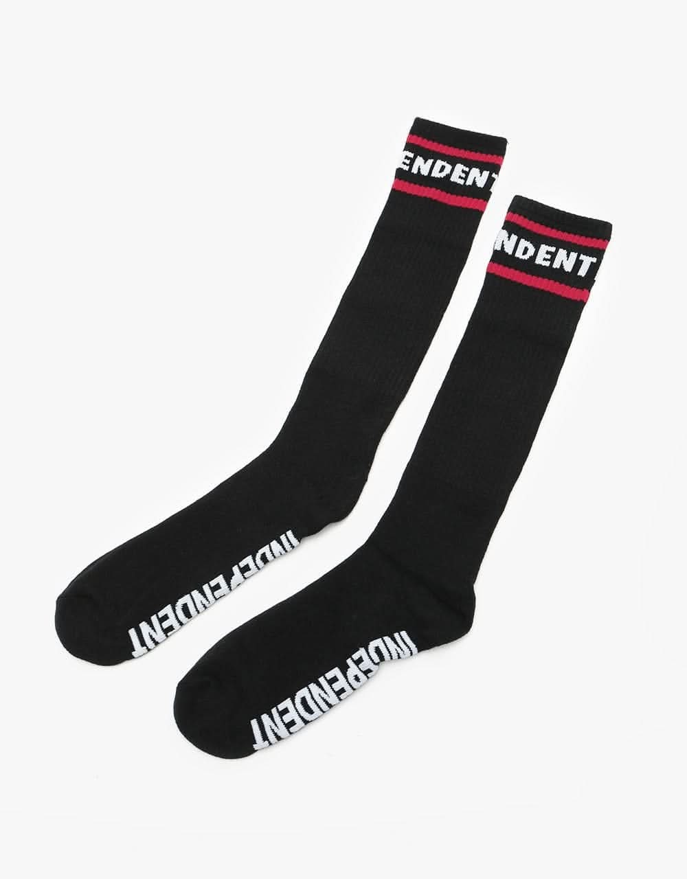 Independent ITC Streak Tall Socks - Black