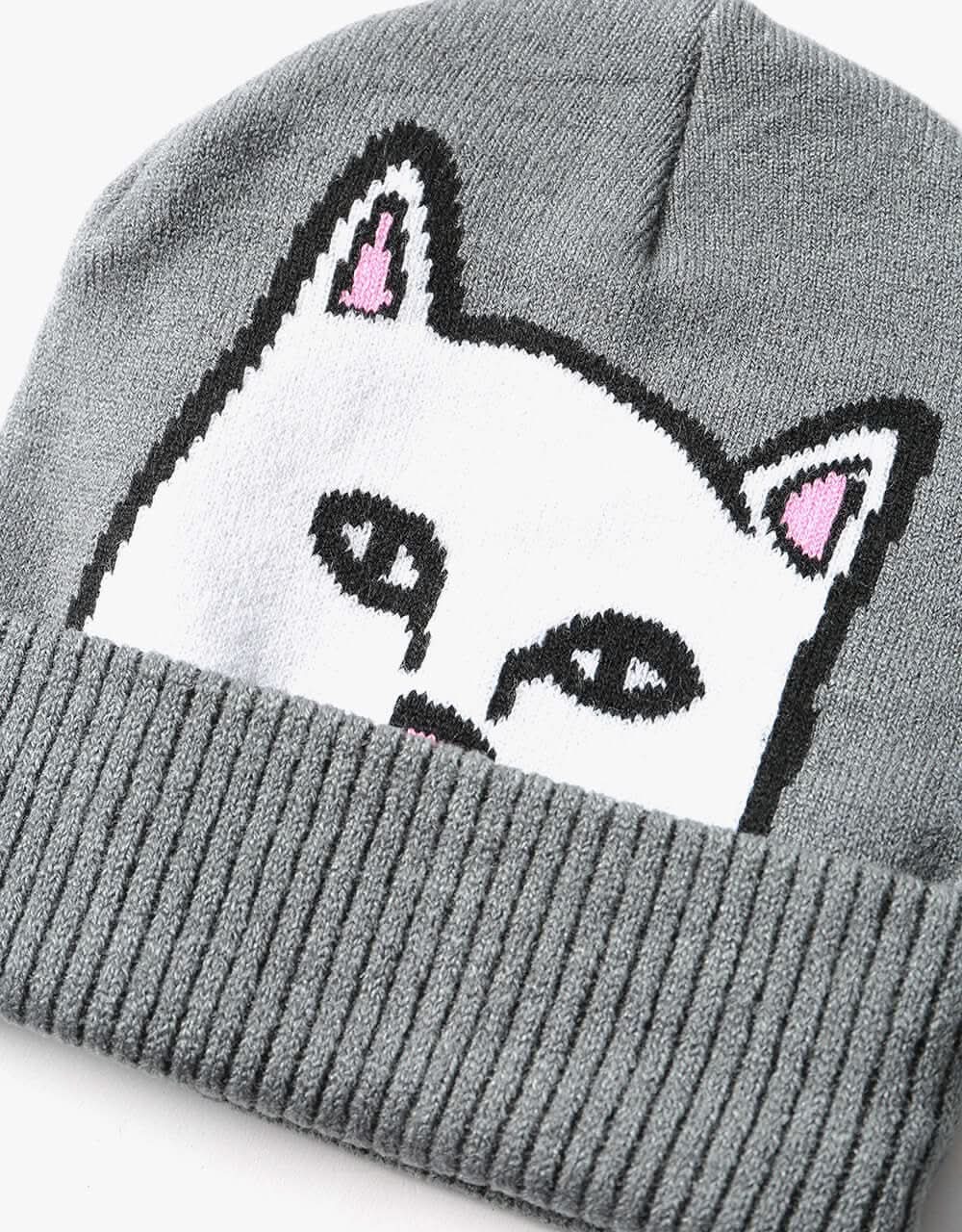 RIPNDIP Peeking Nermal Beanie  - Grey