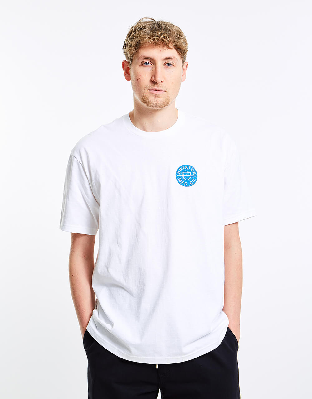 Brixton Crest II T-Shirt - White/Abstract