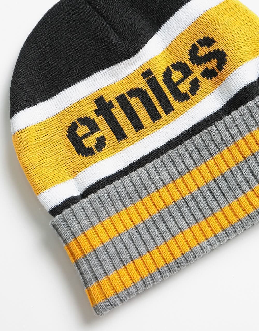 Etnies Hillcrest Beanie - Black/Yellow