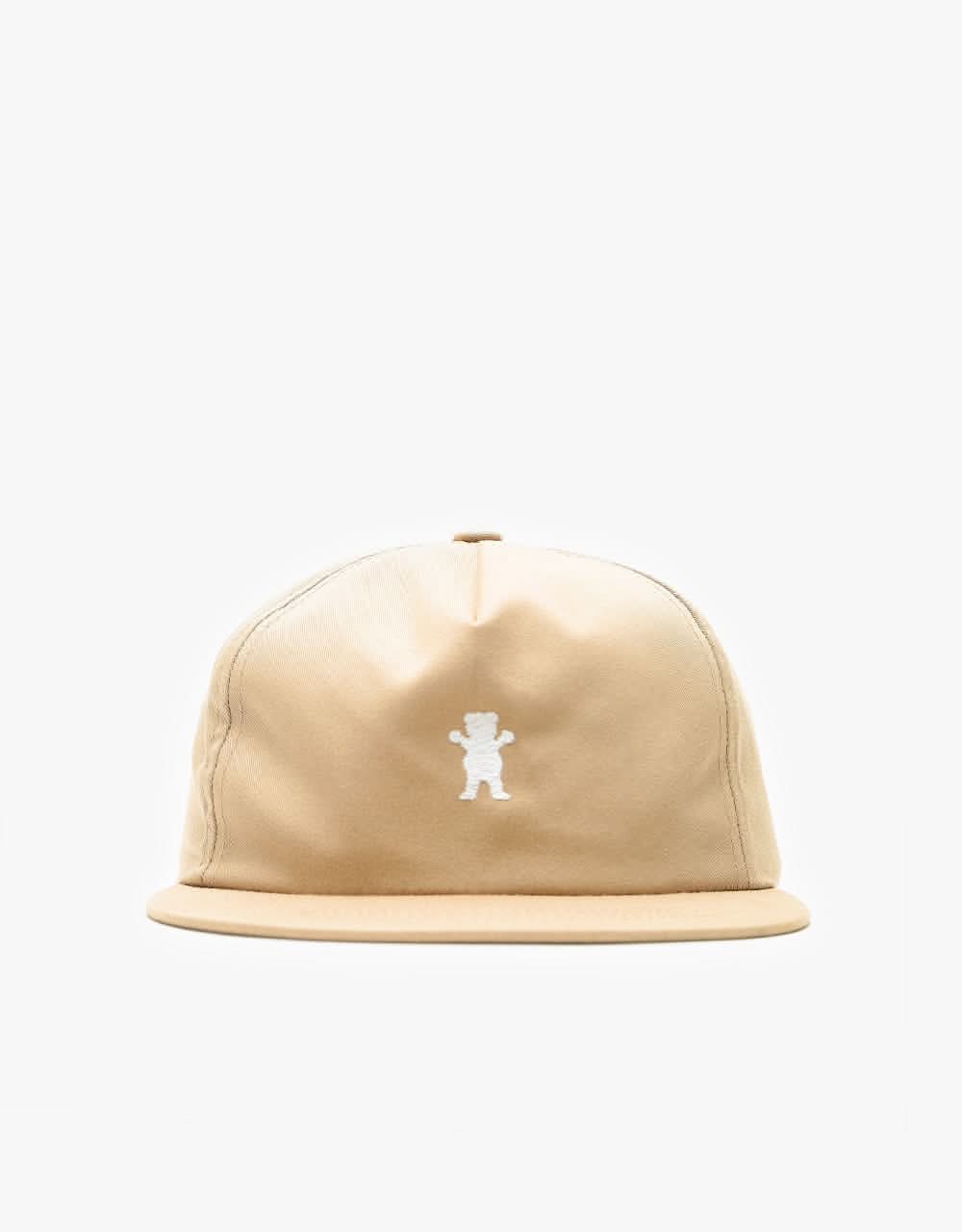 Grizzly OG Bear Unstructured Cap -  Khaki