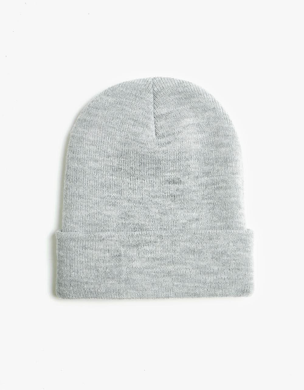 Grizzly OG Bear Embroidered Beanie - Heather Grey