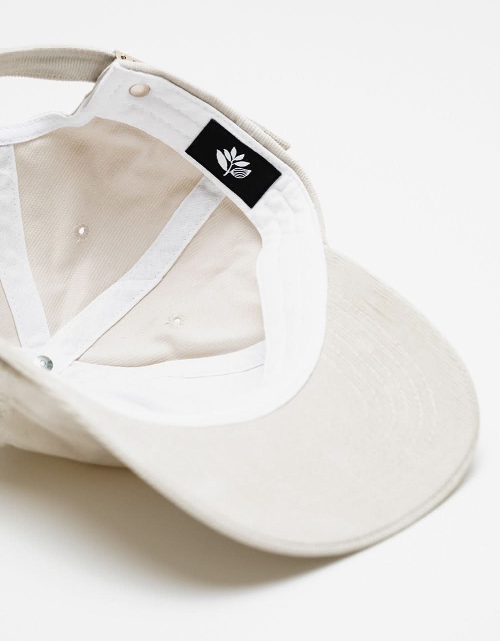 Magenta PWS Cord Dad Cap - Off White