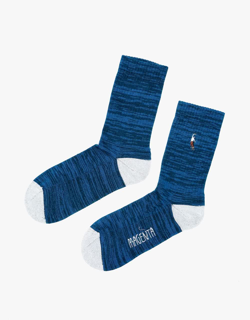 Magenta PWS Socks - Navy