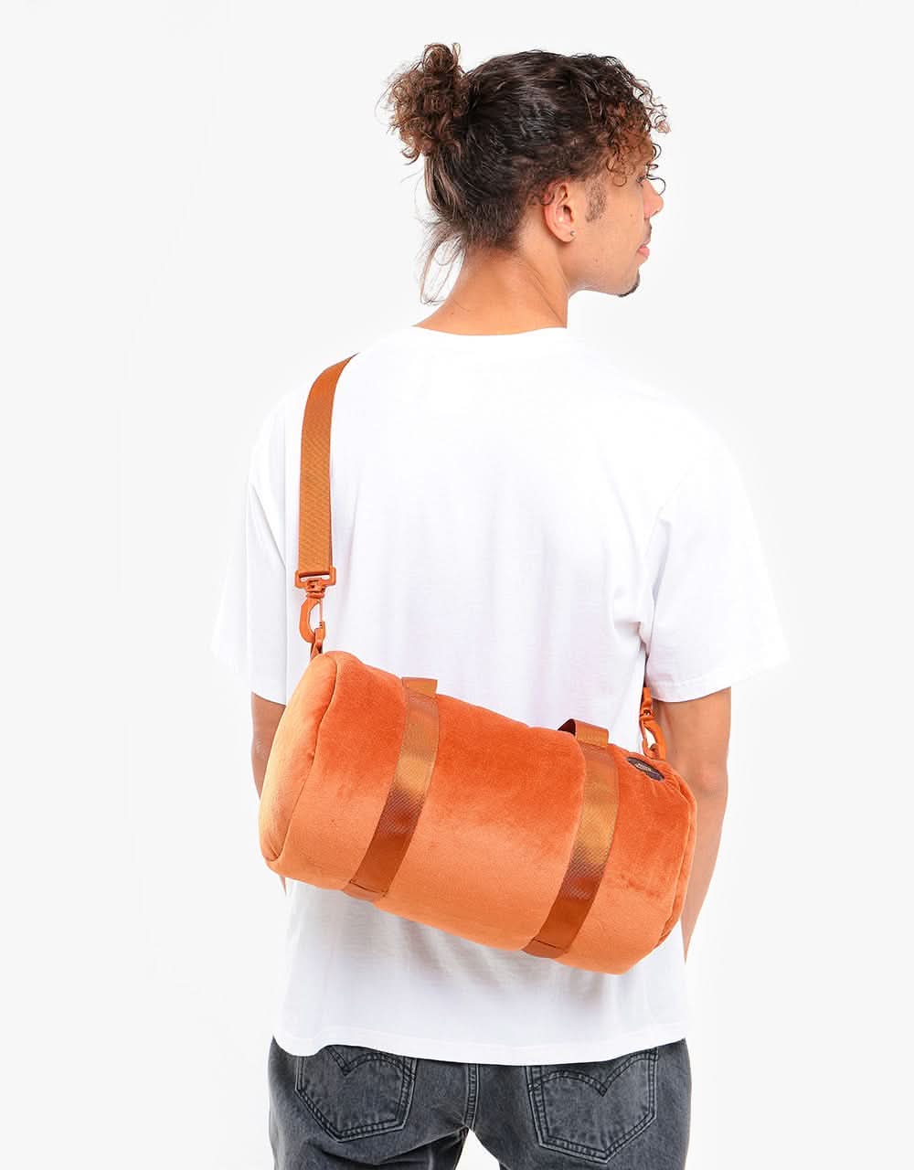 Nike SB Heritage Duffel Bag - Dark Russet/Dark Russet/Metallic Gold
