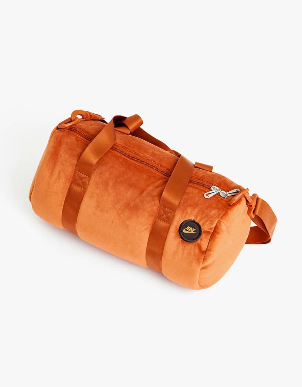 Nike SB Heritage Duffel Bag - Dark Russet/Dark Russet/Metallic Gold