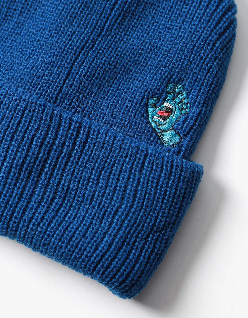 Santa Cruz Screaming Mini Hand Beanie - Cool Blue