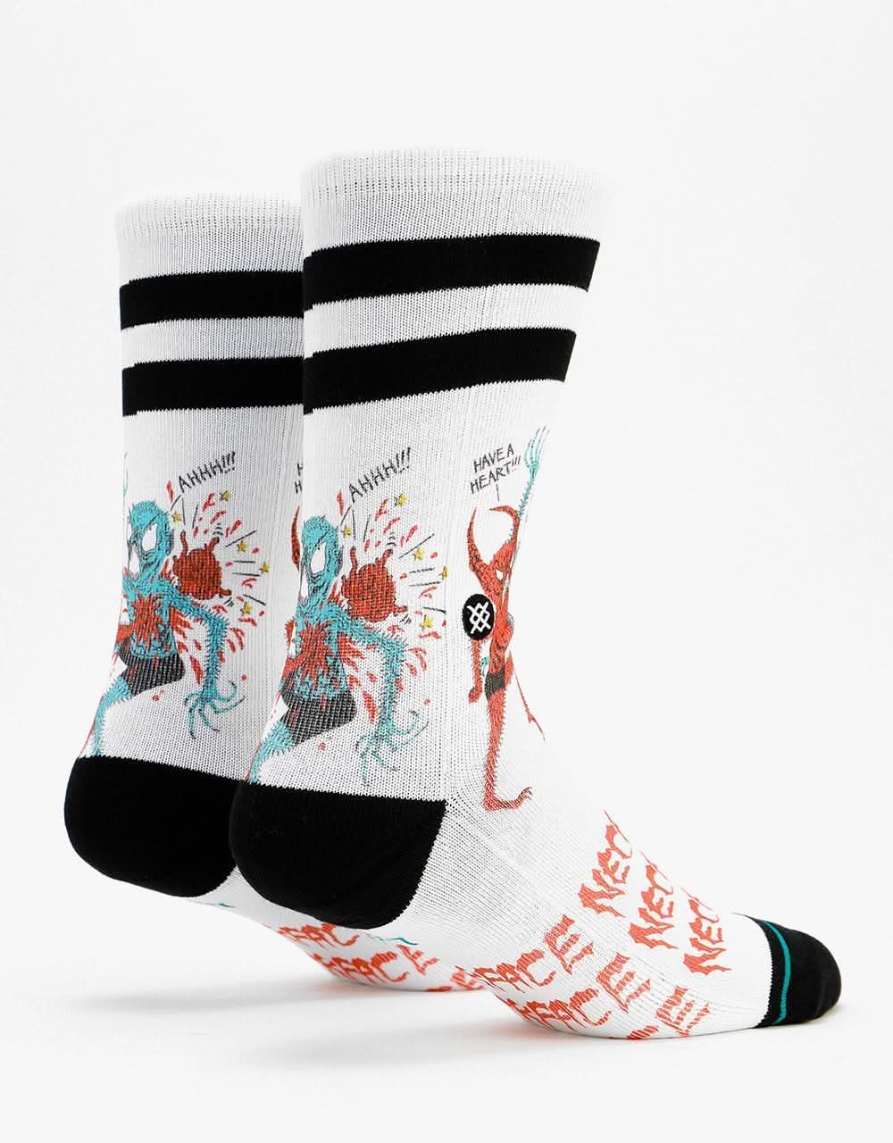 Stance x Neckface Have A Heart Crew Socks - White