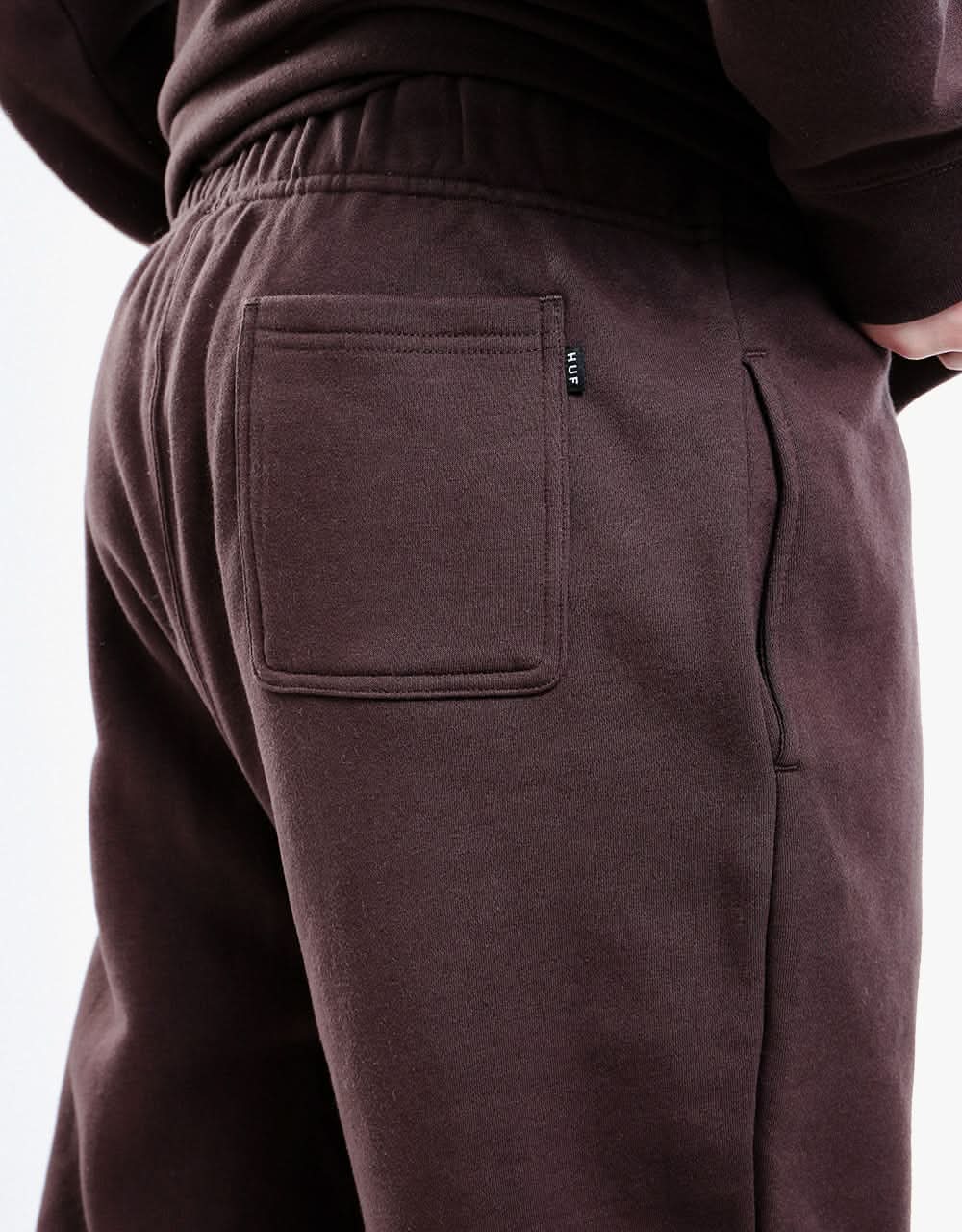 HUF Crown Stack Sweatpant - Chocolate Brown