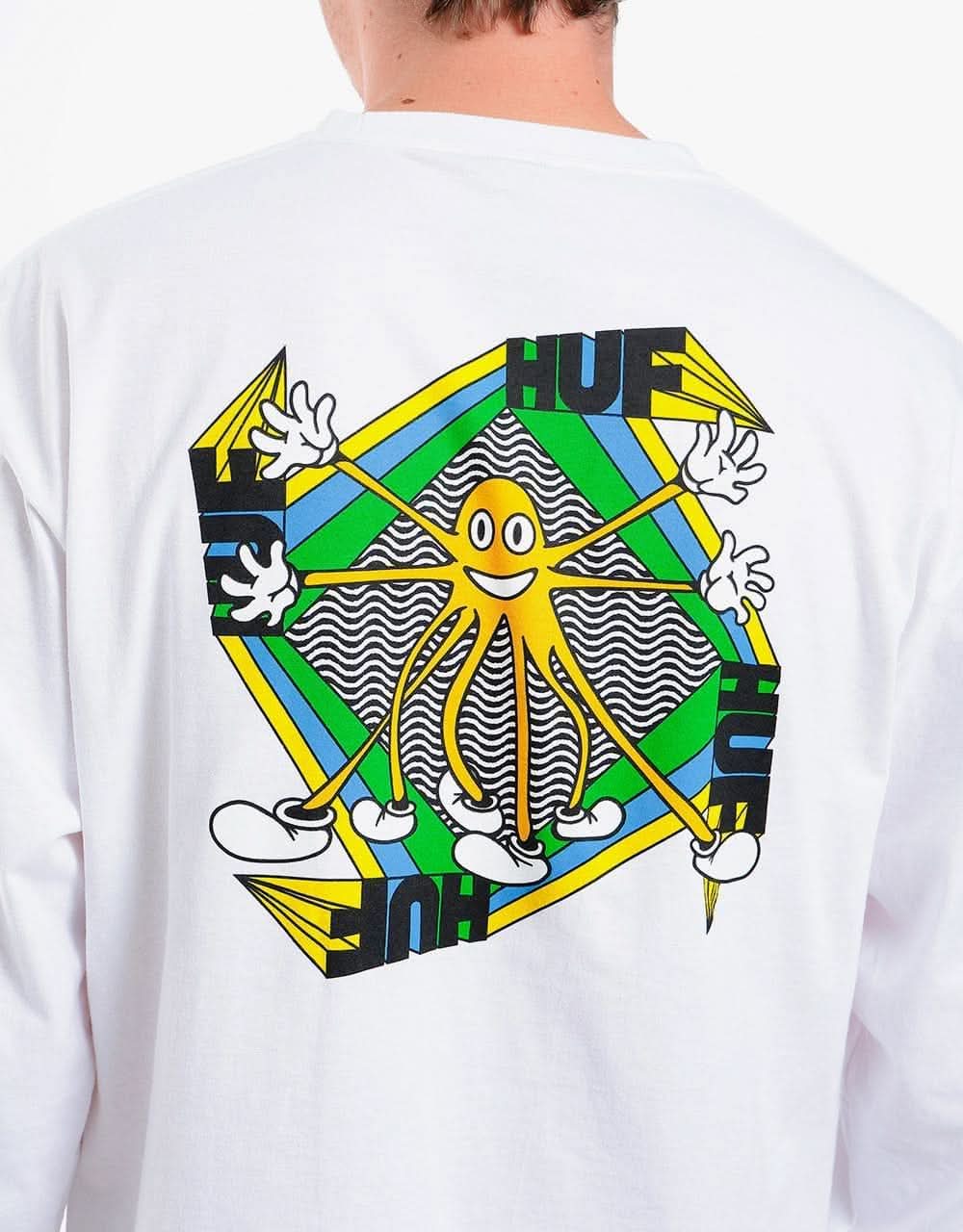 HUF Spectrum L/S T-Shirt - White