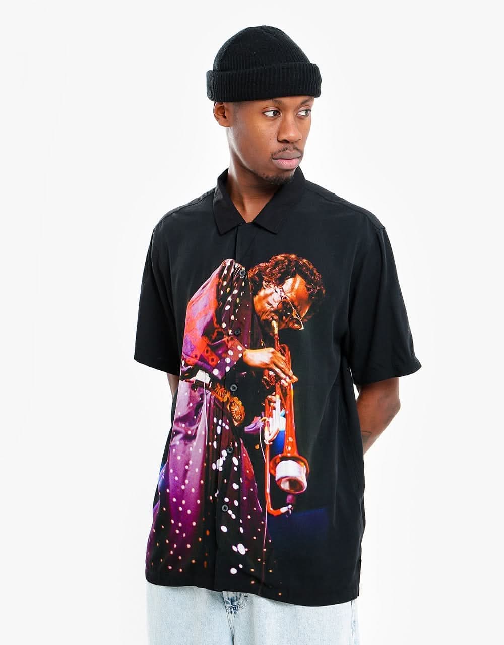 HUF x Miles Davis Yesternow S/S Shirt - Black