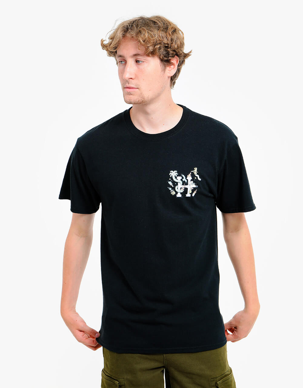 HUF x Steven Harrington Classic H T-Shirt - Black
