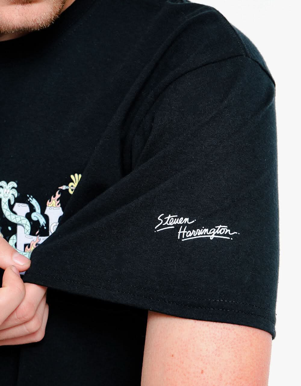 HUF x Steven Harrington Classic H T-Shirt - Black