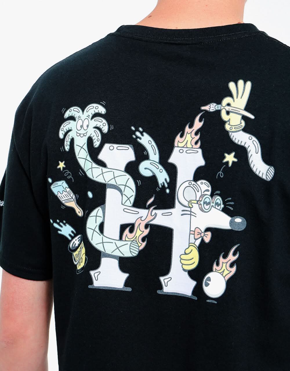 HUF x Steven Harrington Classic H T-Shirt - Black