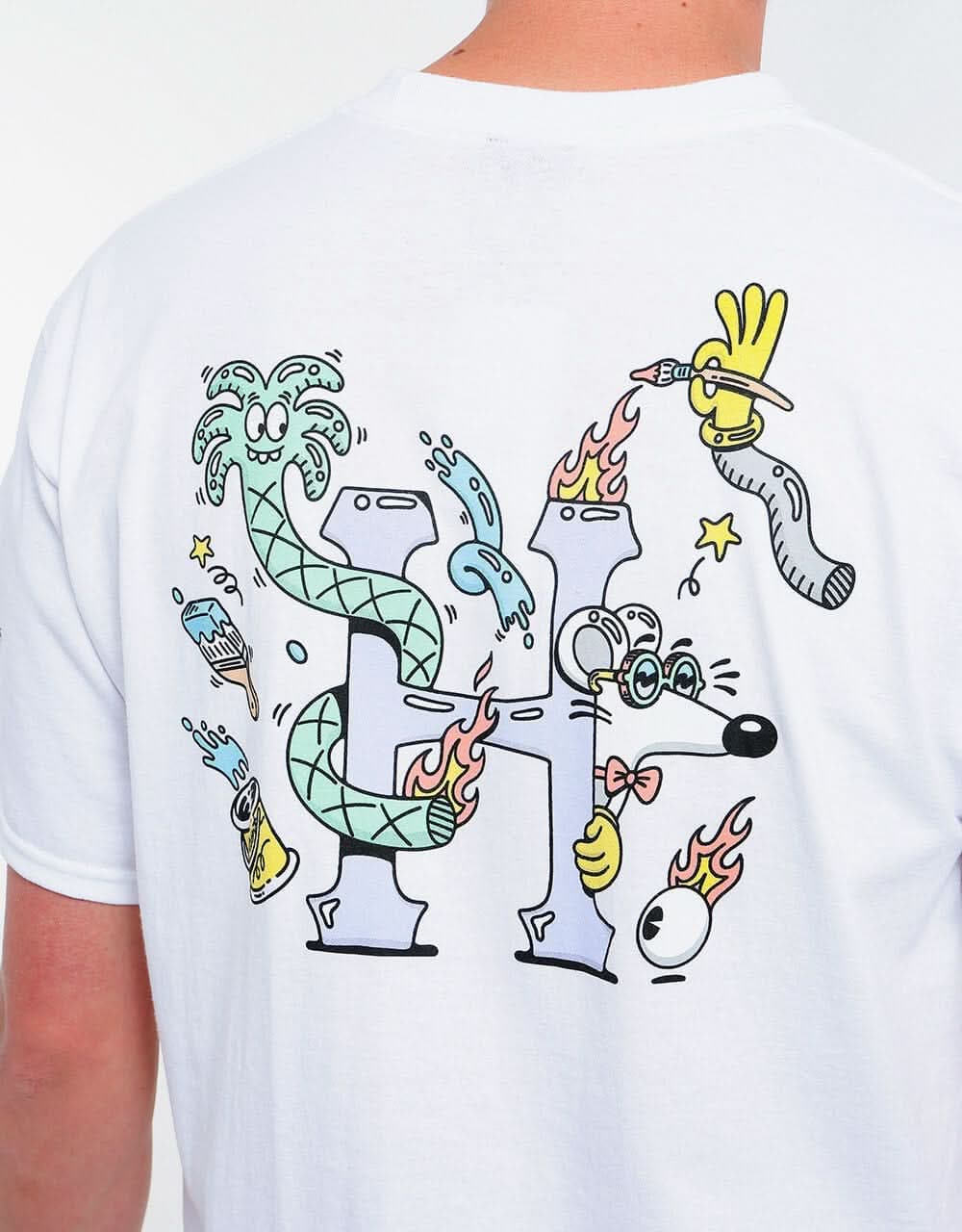 HUF x Steven Harrington Classic H T-Shirt - White
