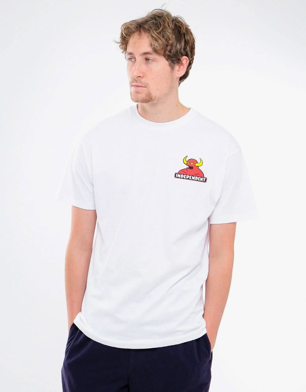 Independent x Toy Machine Toy Mash Up T-Shirt - White
