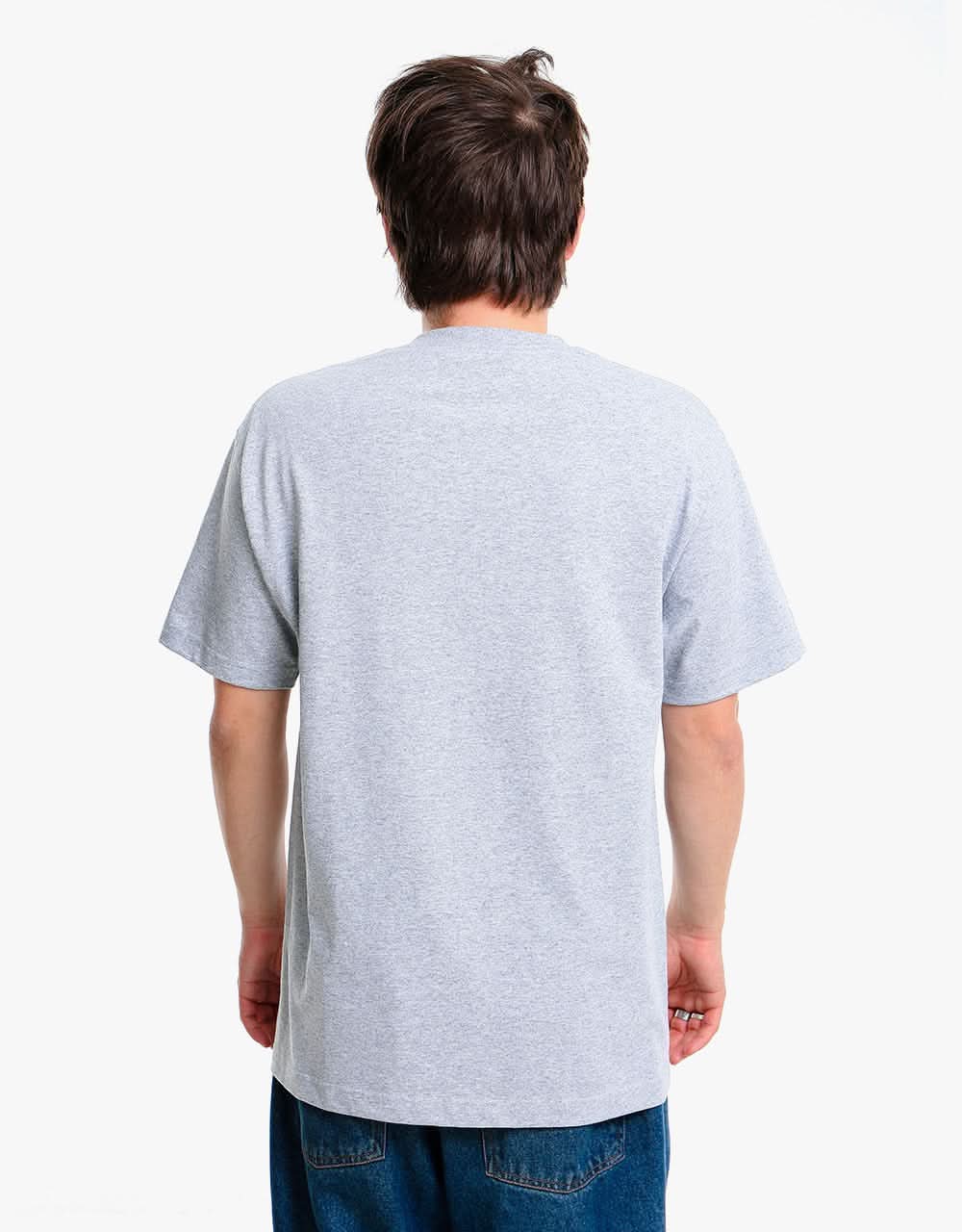 Anti Hero Basic Eagle T-Shirt - Athletic Heather/Black