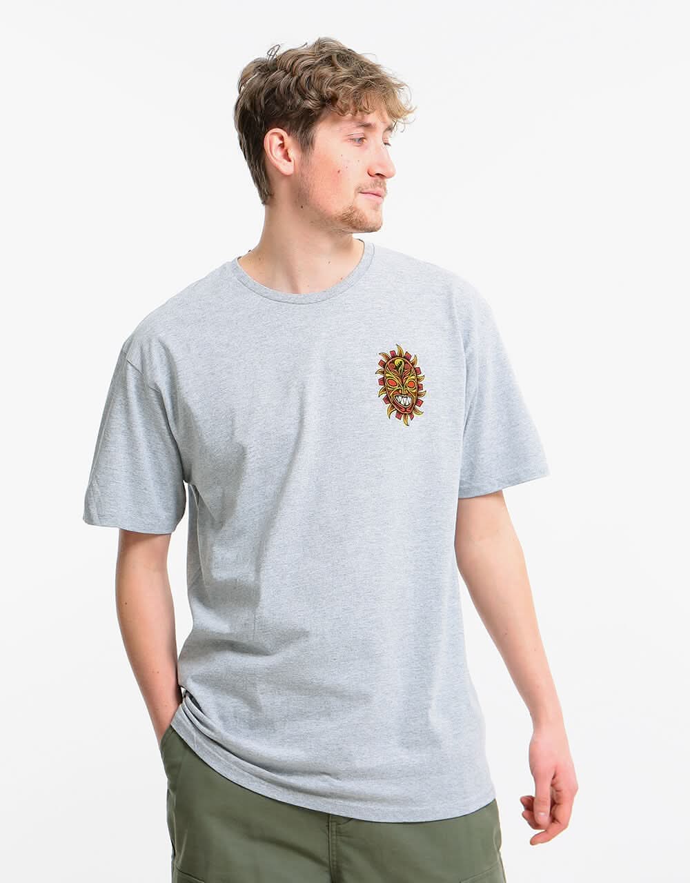 Powell Peralta Nicky Guerrero Mask T-Shirt - Athletic Heather