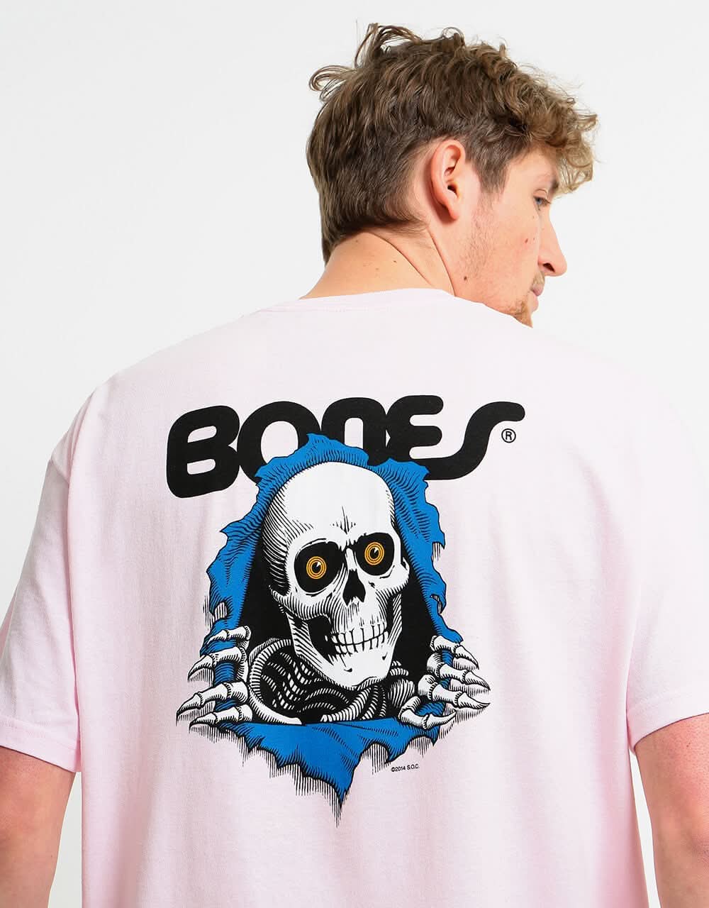 Powell Peralta Ripper T-Shirt - Light Pink