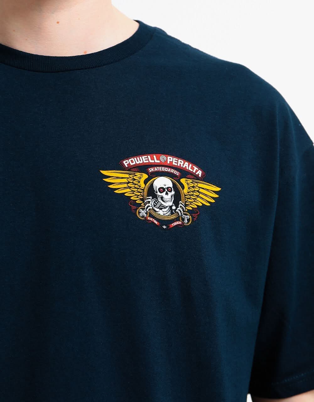 Powell Peralta Winged Ripper T-Shirt - Navy