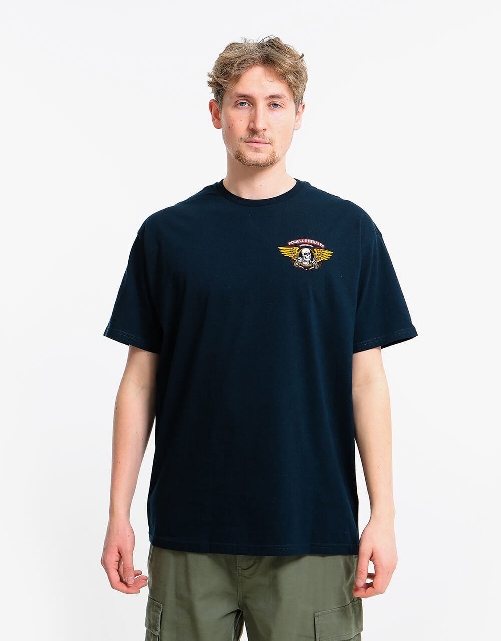 Powell Peralta Winged Ripper T-Shirt - Navy