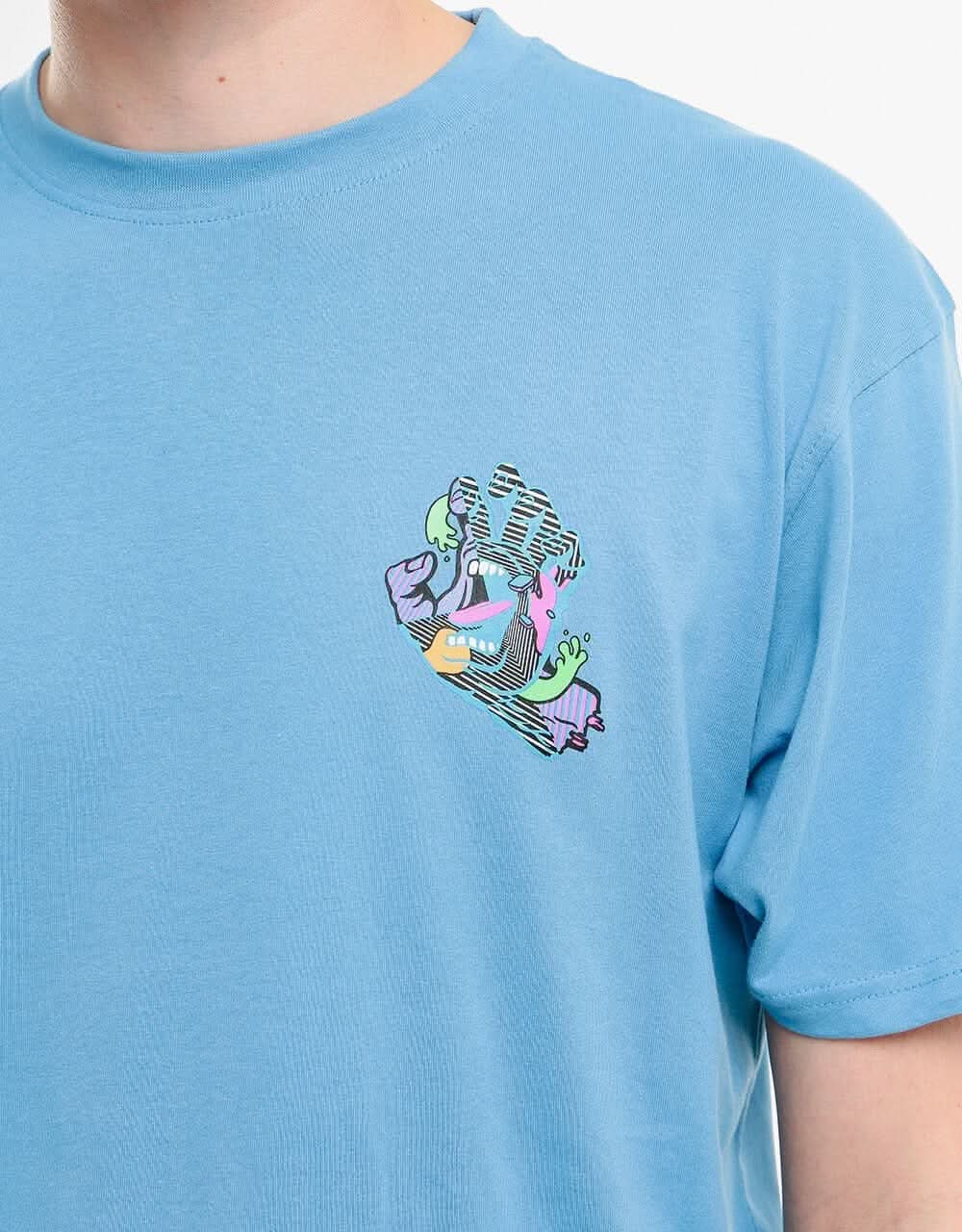 Santa Cruz Strange Hand T-Shirt - Cool Blue