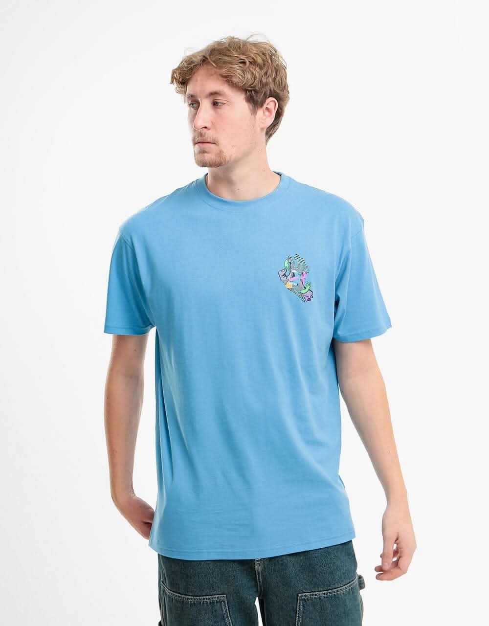 Santa Cruz Strange Hand T-Shirt - Cool Blue