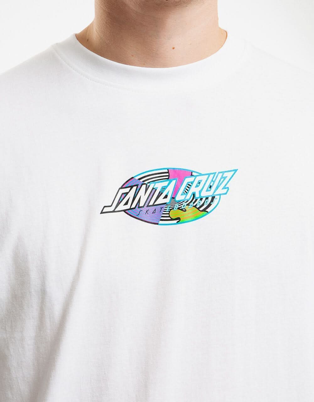 Santa Cruz Strange Hand L/S T-Shirt - White