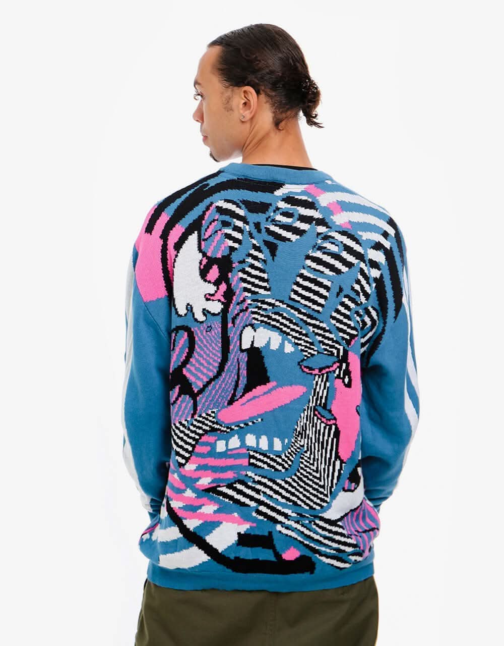 Santa Cruz Strange Hand Knitted Crew - Multi