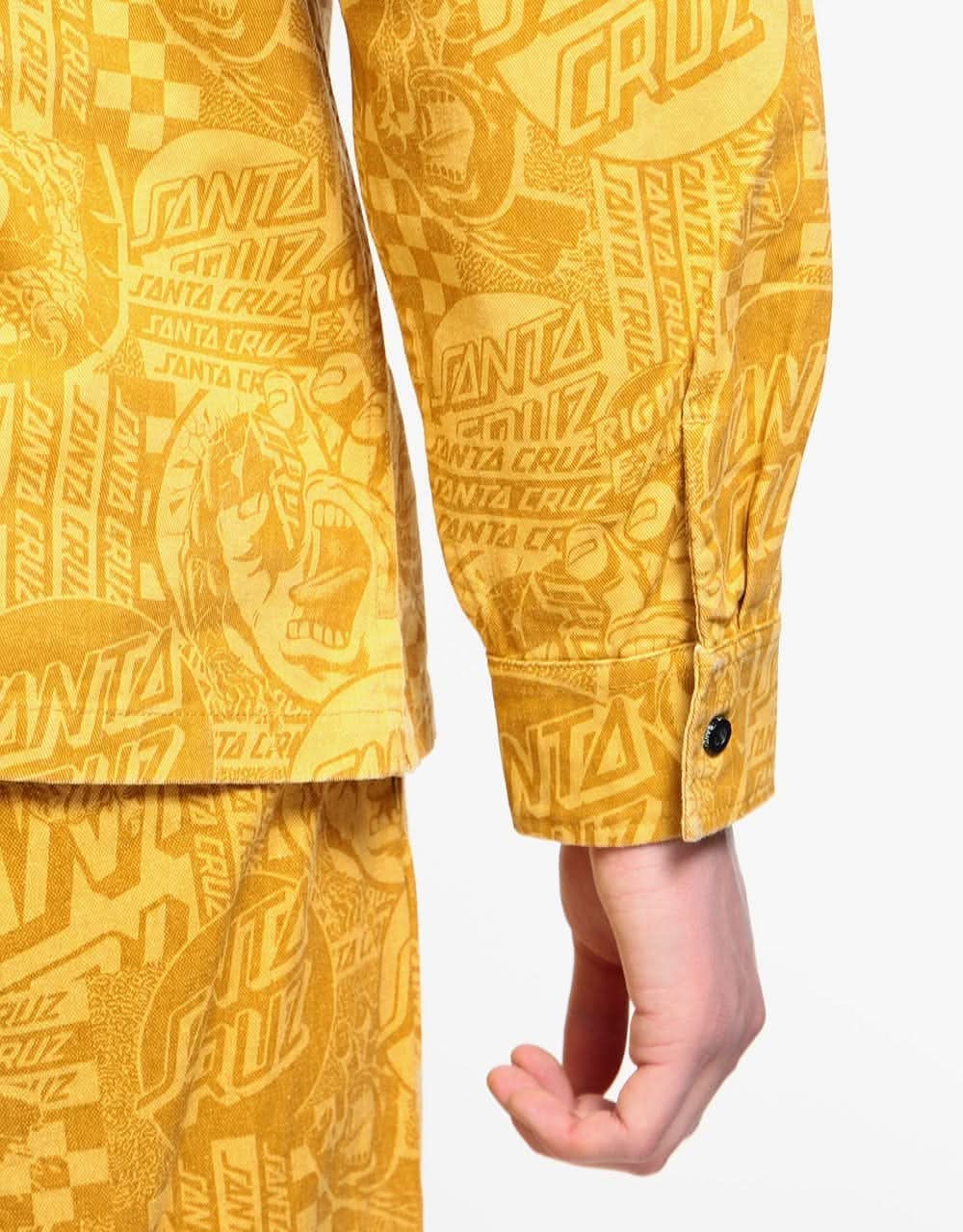 Santa Cruz El Jefe L/S Shirt - Straw Flier