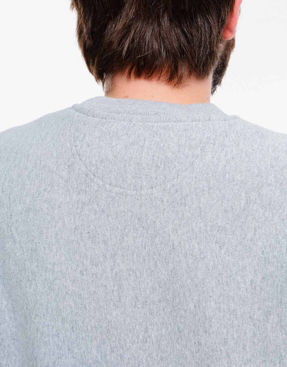 Stüssy Stussy Sport Applique Crew Sweatshirt - Grey Heather