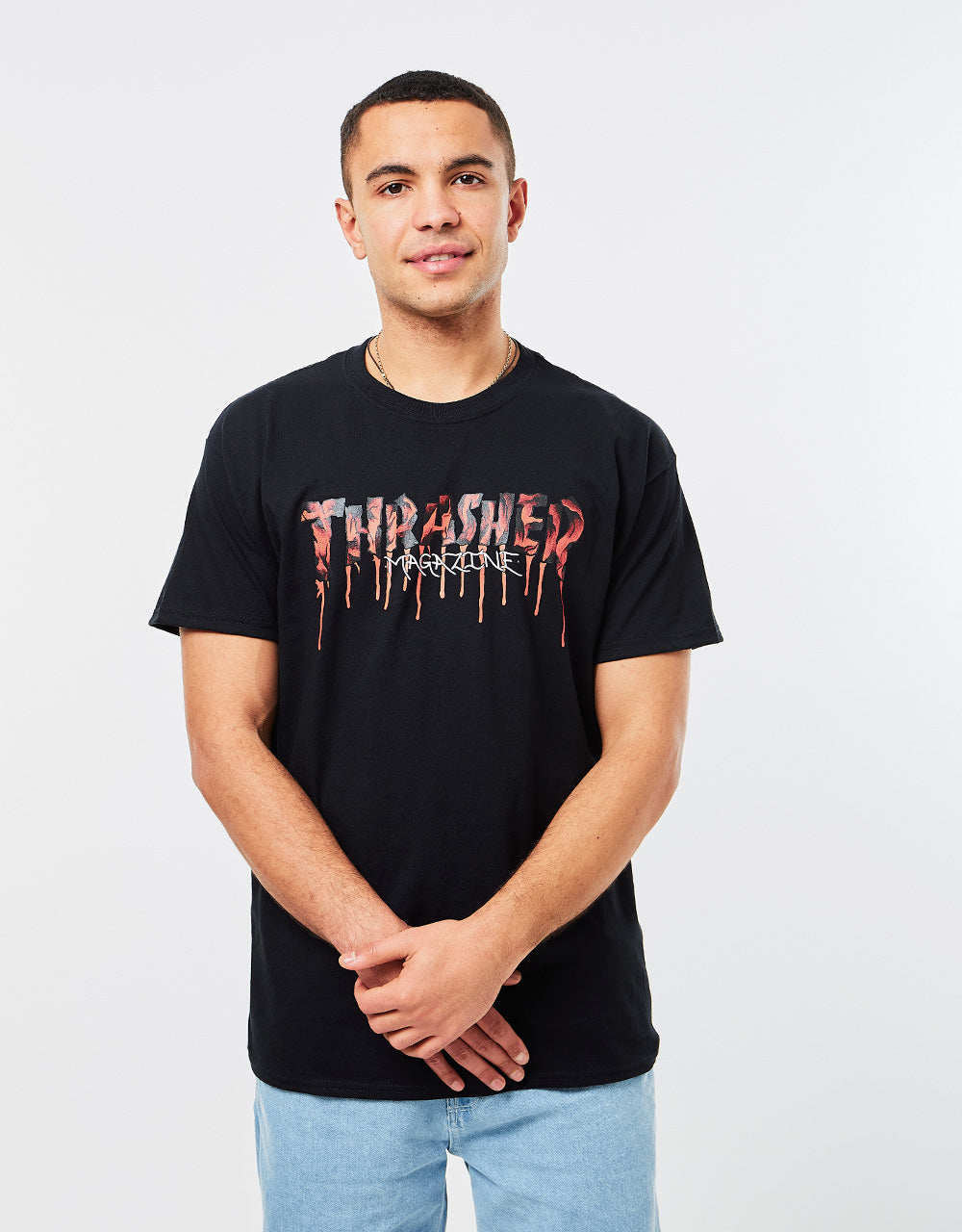 Thrasher Blood Drip T-Shirt - Black