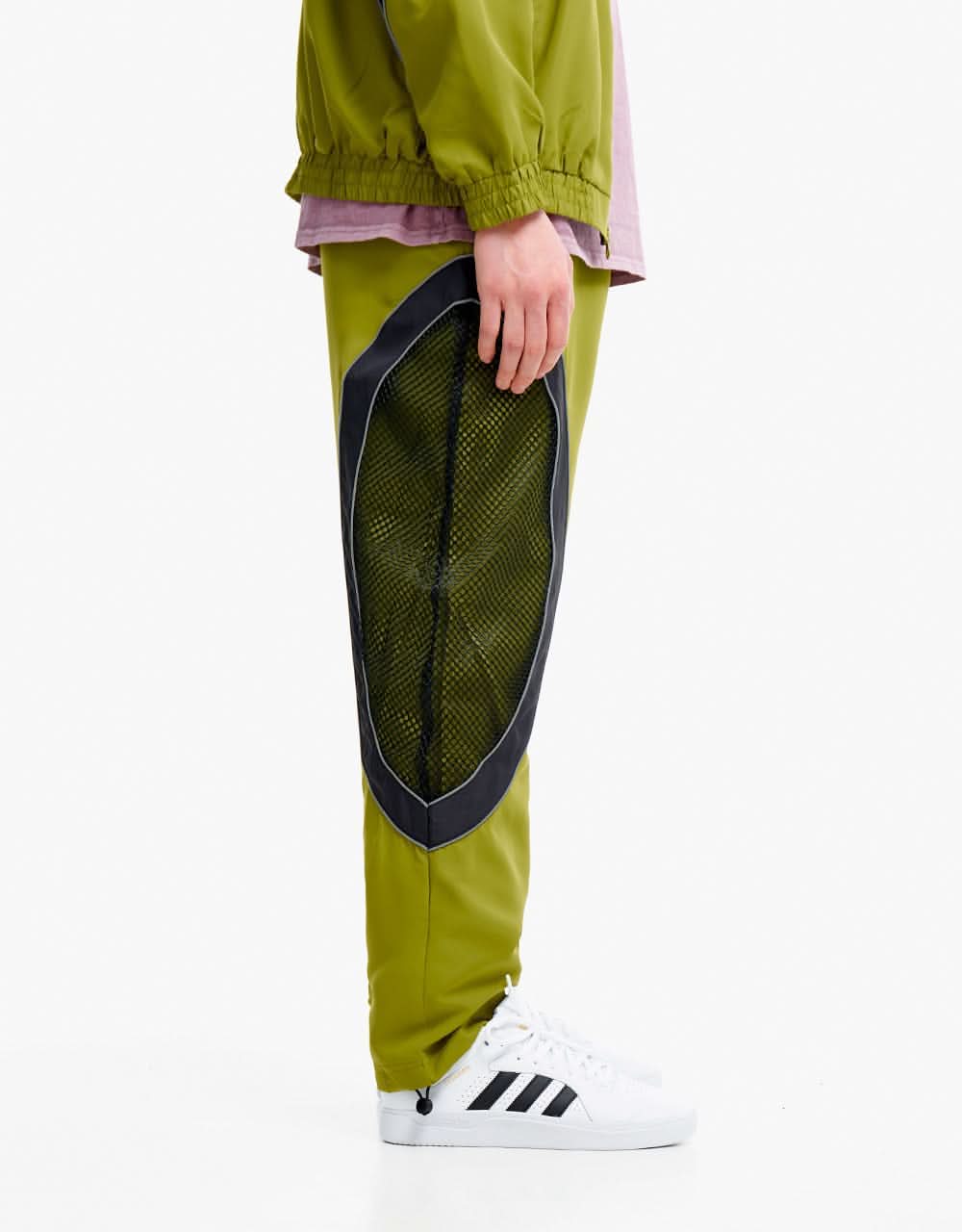 HUF x Pleasures Darton Track Pant - Green