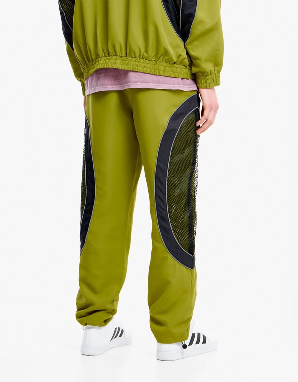 HUF x Pleasures Darton Track Pant - Green