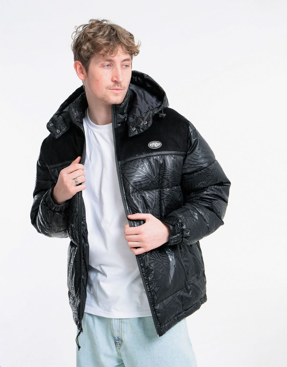 RIPNDIP Griffith Hooded Puffer Jacket L RIPNDIP Griffith Hooded Puffer Jacket L