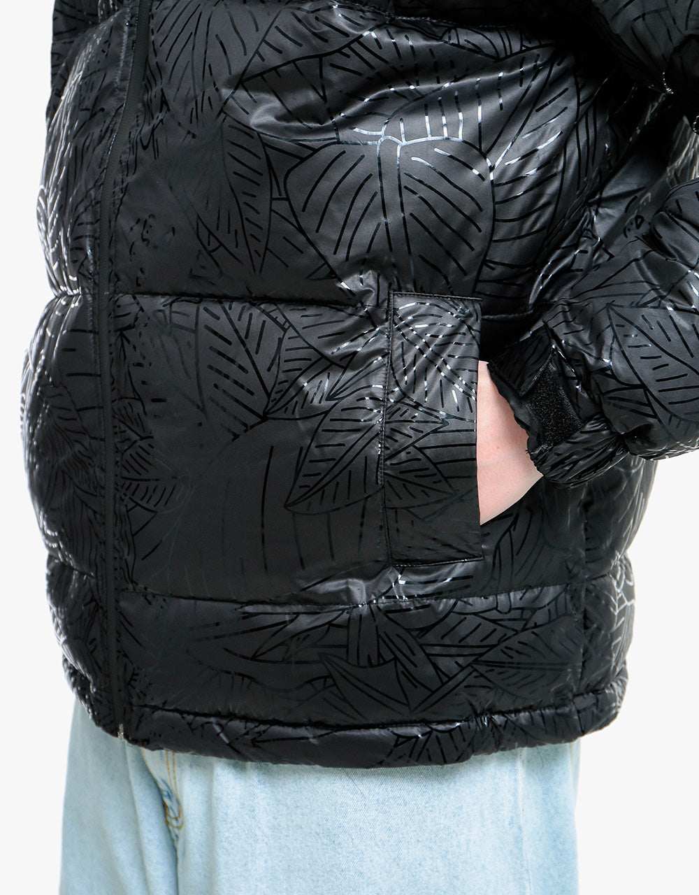 RIPNDIP Griffith Hooded Puffer Jacket - Black