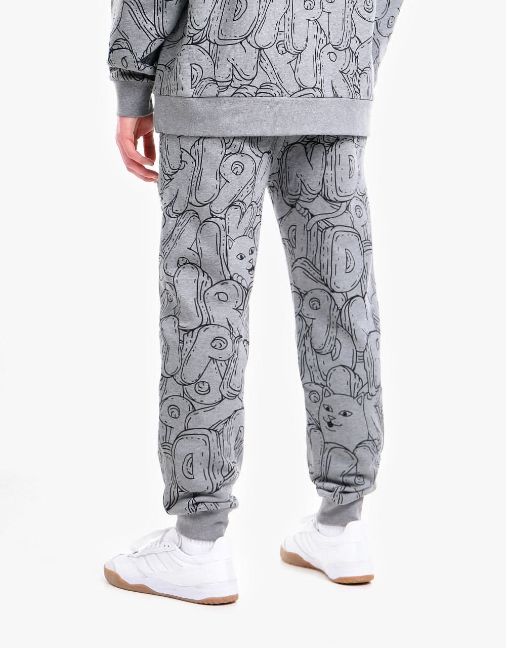 RIPNDIP Bubble Bobble Sweatpant - Charcoal Heather