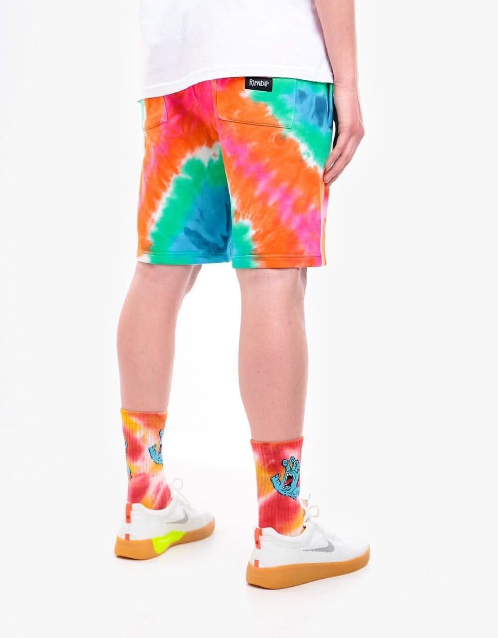 RIPNDIP OG Prisma Sweatshort - Rainbow X-Dye