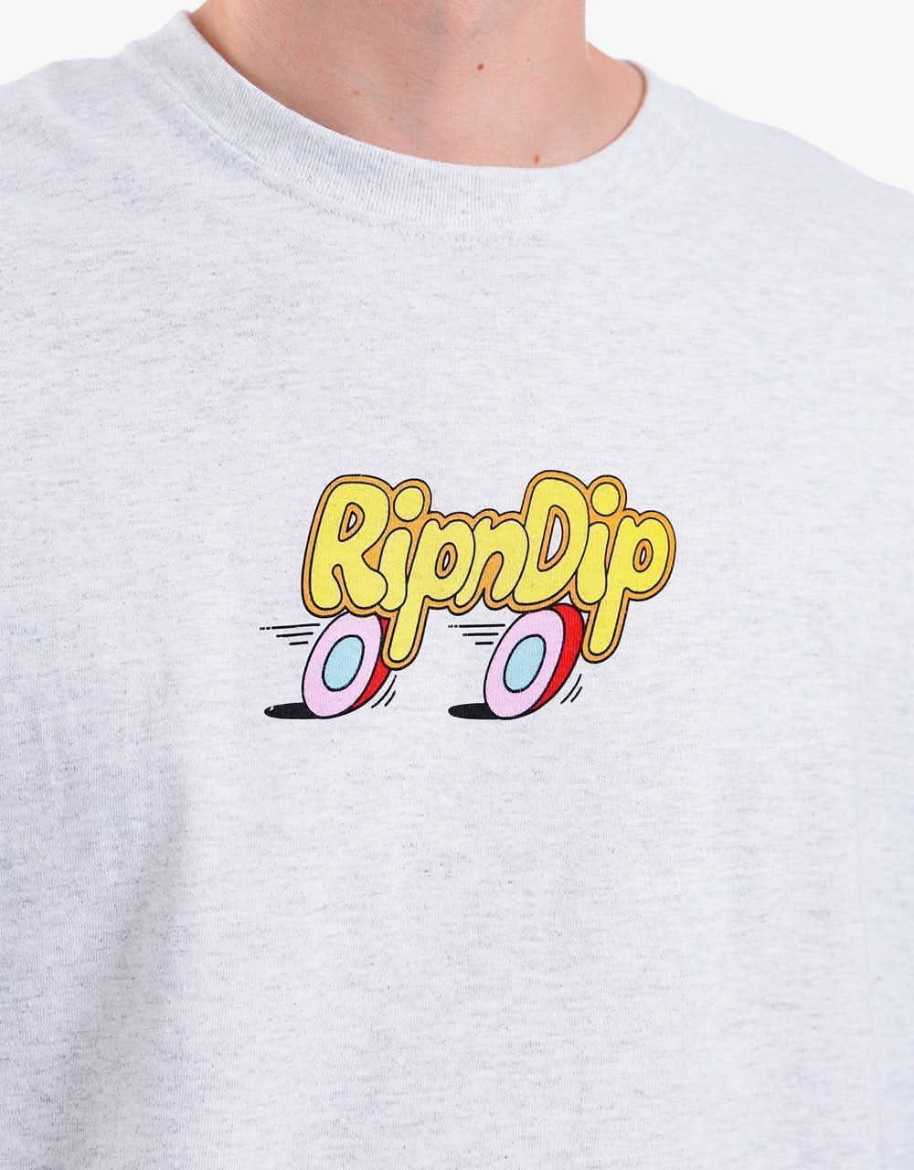 RIPNDIP Speedway Boogie T-Shirt - Ash Heather