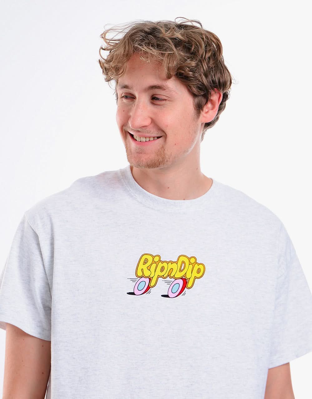 RIPNDIP Speedway Boogie T-Shirt - Ash Heather