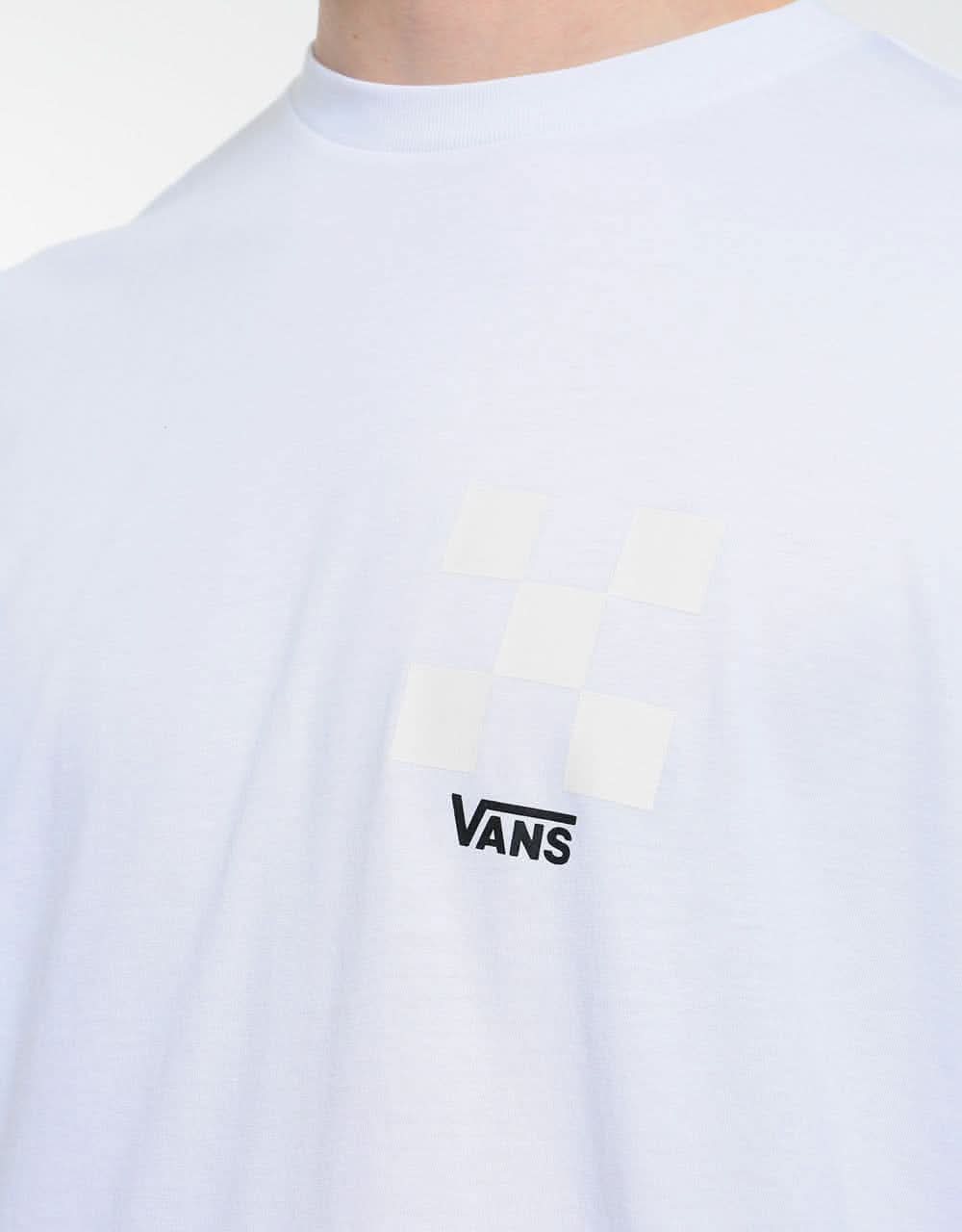 Vans Checkerboard 21 L/S T-Shirt - White