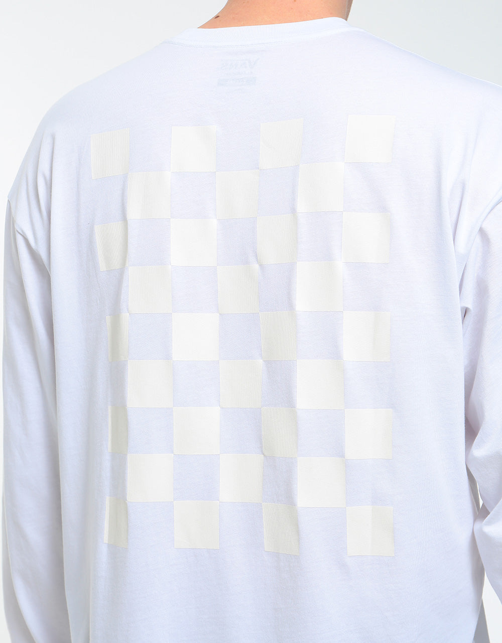 Vans Checkerboard 21 L/S T-Shirt - White