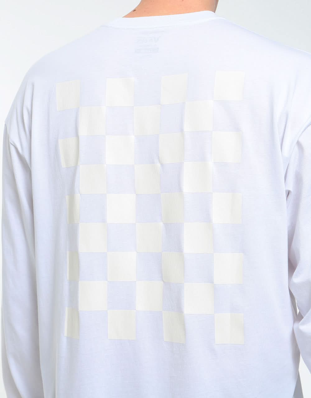 Vans Checkerboard 21 L/S T-Shirt - White