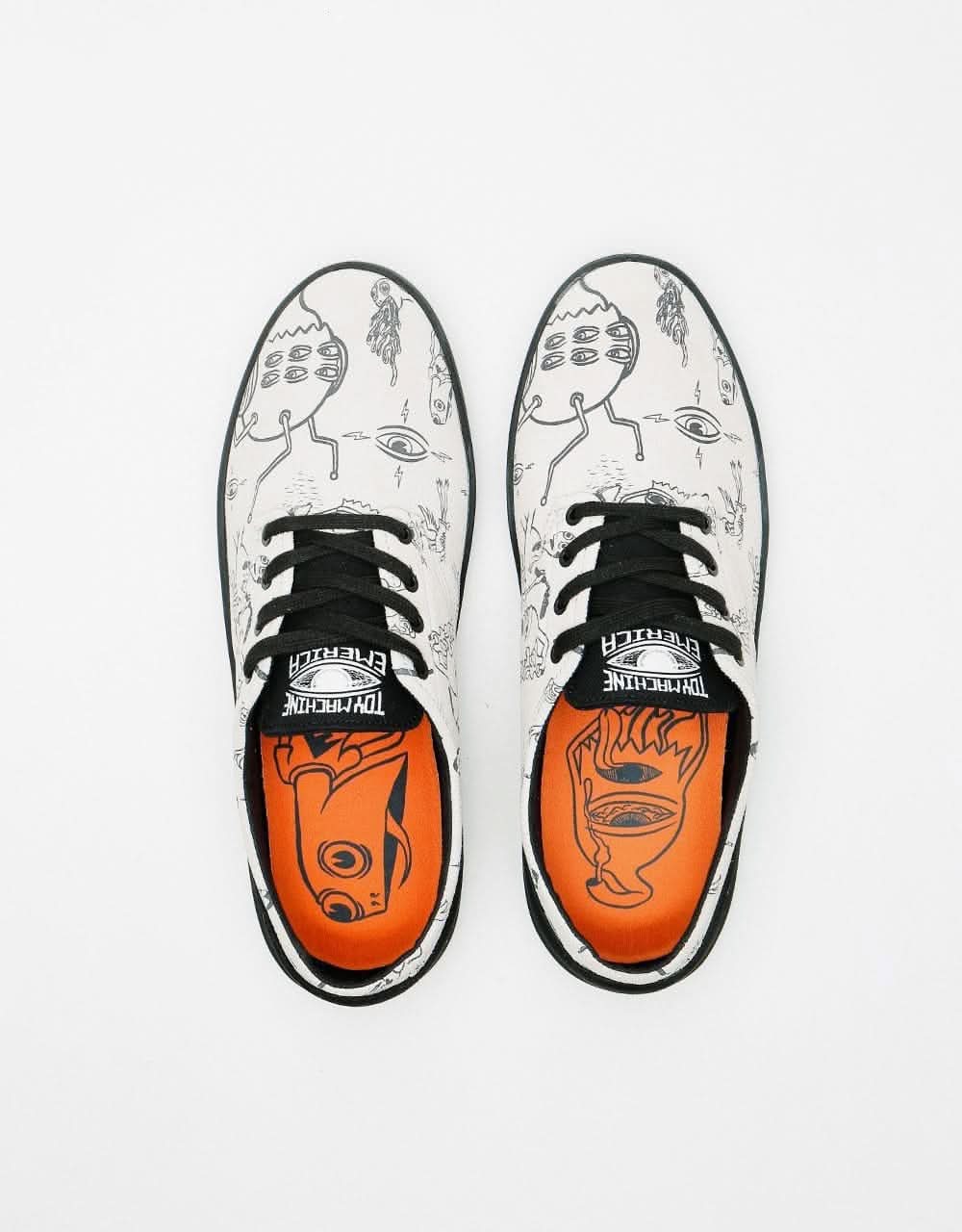 Emerica x Toy Machine The Romero Laced Skate Shoes Tan/Black