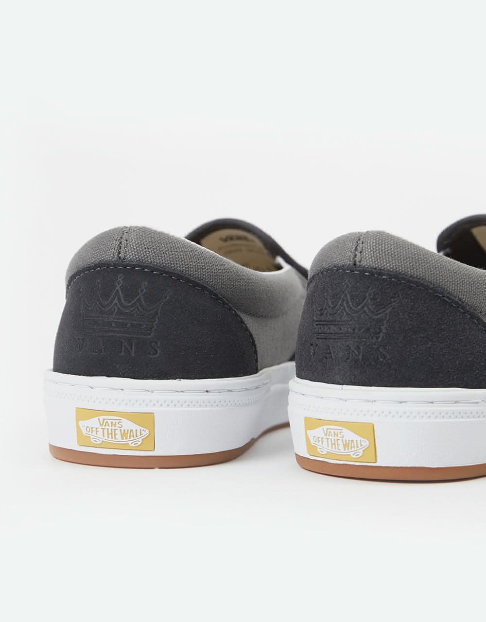 Vans BMX Slip-On Shoes - (Dan Lacey) Asphalt/Pewter