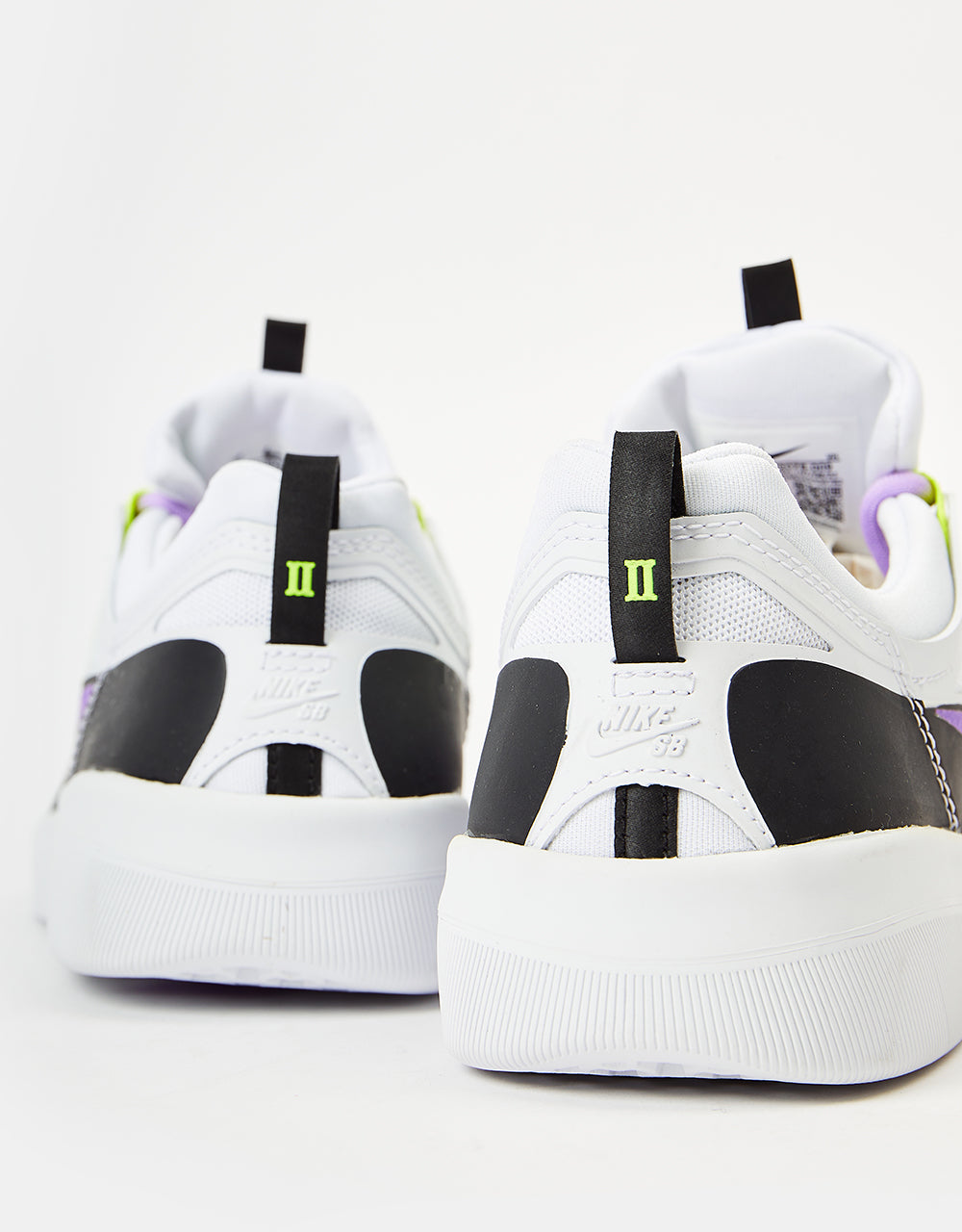 Nike SB Nyjah Free 2 Skate Shoes - Black/Wild Berry-White-Lilac