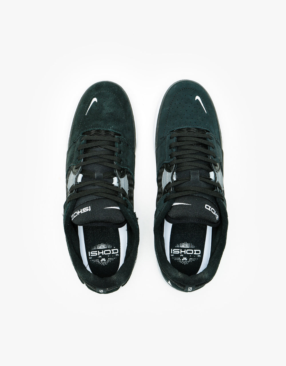 Nike SB Ishod Skate Shoes - Black/White-Dark Grey-Black