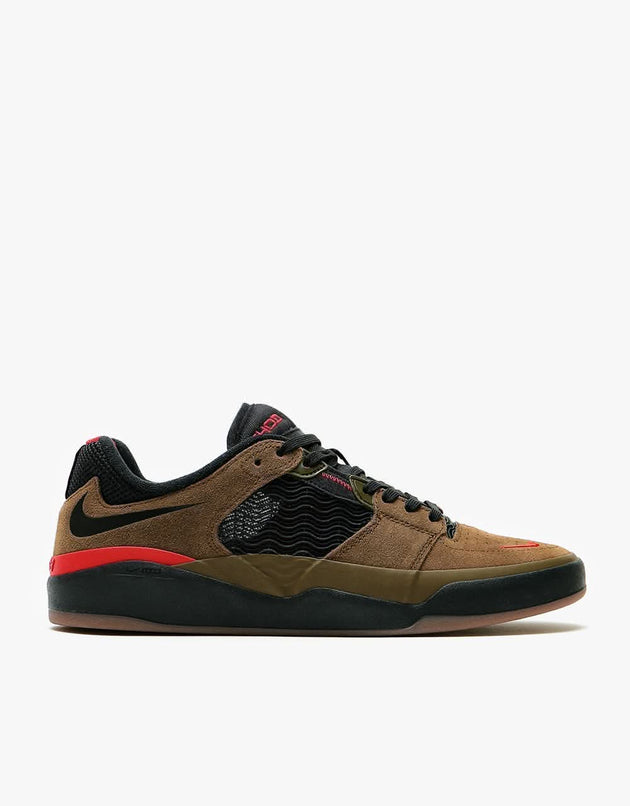 Nike SB Ishod Skate Shoes - Light Olive/Black-Light Olive